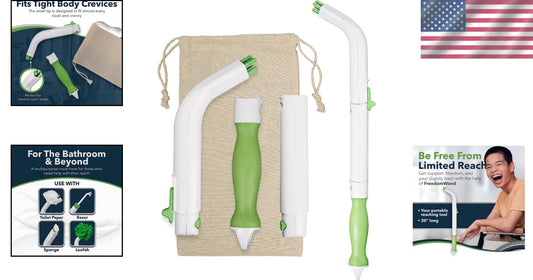 Versatile 20” Toilet Aid - Travel-Friendly Tool for Personal Care Independence