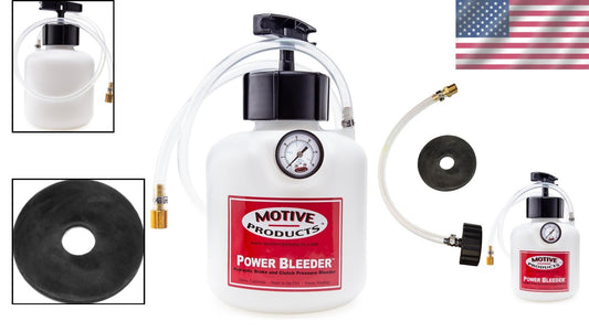 Durable 0 European Power Brake Bleeder Kit - Easy One-Person Operation