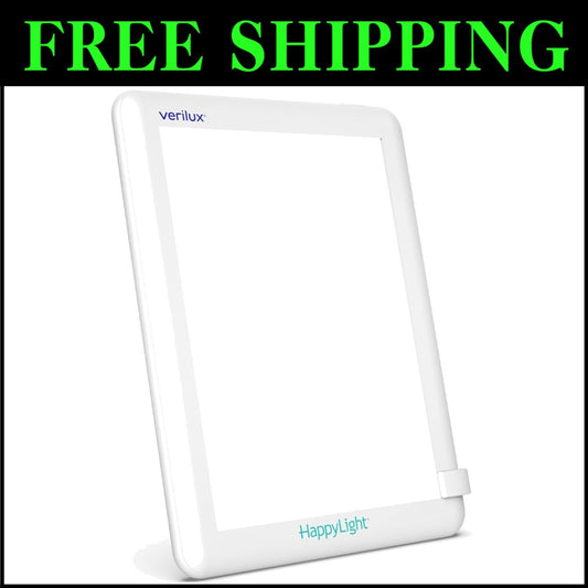 HappyLight Lucent: Ultra-Thin Light Therapy Lamp with Detachable Stand - 1 lb