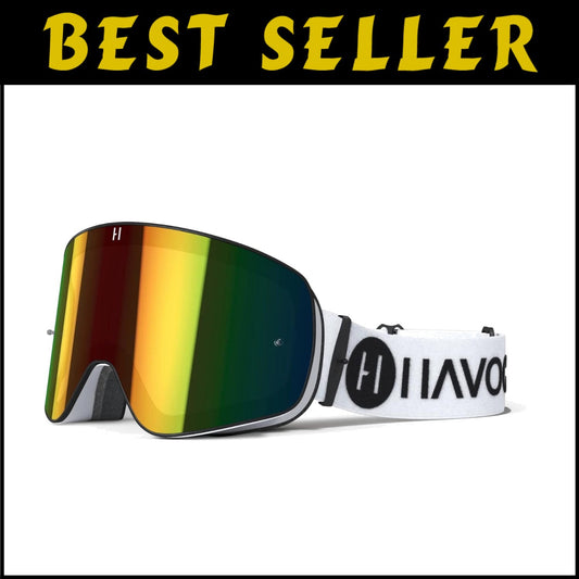 Infinity Magnetic Goggles with Breathable Foam for Motocross & ATV Enthusiasts