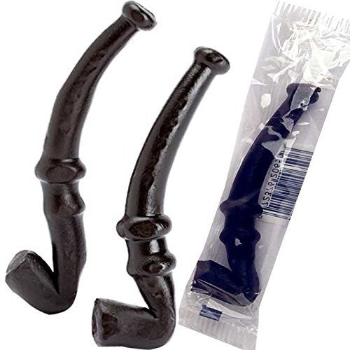 La Pipette Black Licorice 60 Count - Perfect Retro Snack for Gatherings