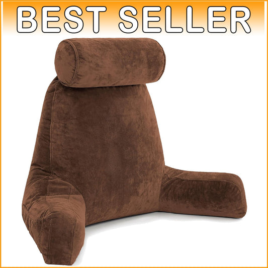 XXL Arm & Back Support Reading Pillow - Portable Memory Foam Comfort for All