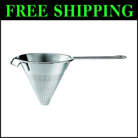 Stainless Steel Conical Strainer with Wire Handle - 7.1-inch, Dishwasher Safe