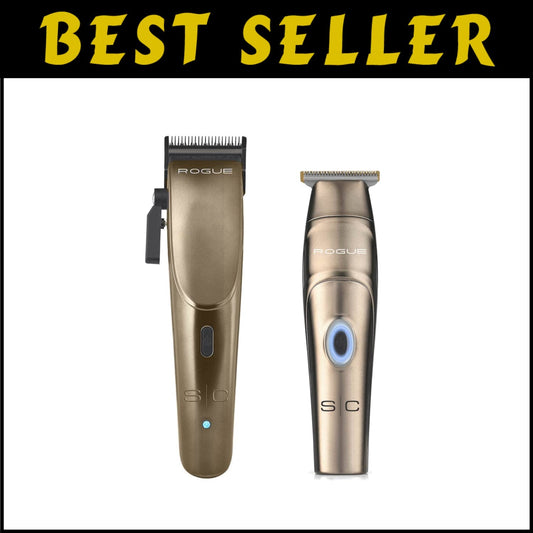 Matte Gunmetal 9V Magnetic Motor Trimmer - All Hair Types, Lightweight Design