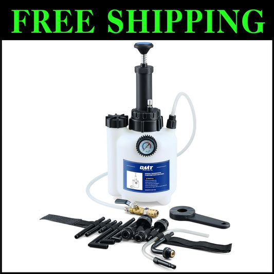 Durable 3L Transmission Fluid Transfer Pump with Storage Belt & 12 ATF Adapters