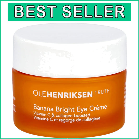 HIKARU 0.5 oz Vitamin C Brightening Eye Cream - Reduce Dark Circles & Fine Lines