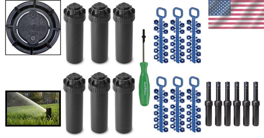 Durable 5000 Series Rotor Sprinklers - 25ft to 50ft Coverage, Easy Installation