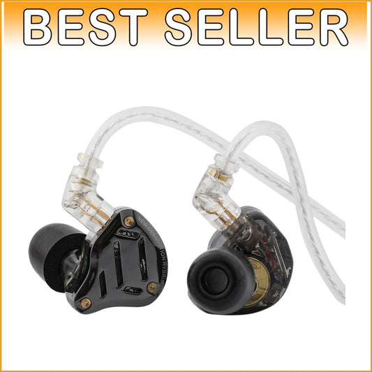 Audiophile Hybrid Wired Earbuds with Advanced Tuning and Precision Sound Quality