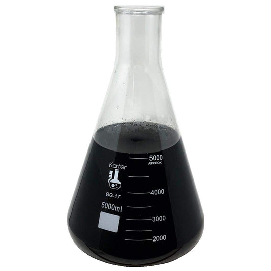 High-Quality 5000ml Erlenmeyer Flask with Round Bottom – Ideal for Experiments