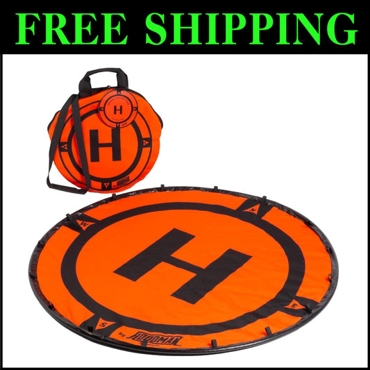 Durable 3' Weighted Drone Landing Pad for Mavic, Matrice, Mini 3 Pro - Portable
