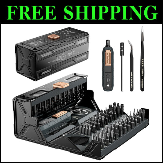 Versatile Magnetic Precision Screwdriver Kit for Laptops, Gaming Consoles & More