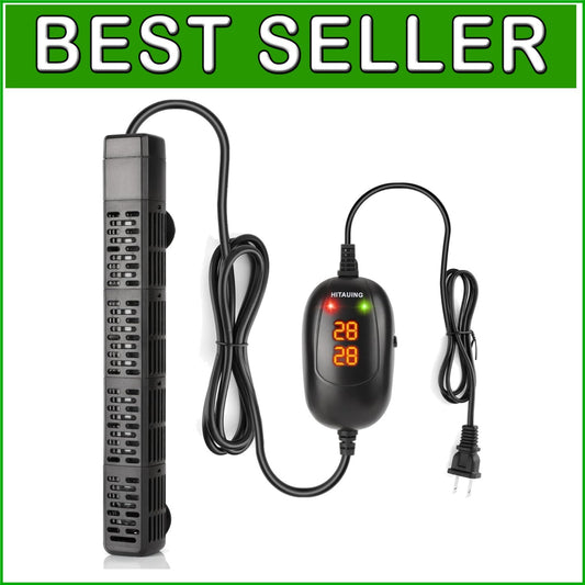 300W Submersible Aquarium Heater with Intelligent Temp Control & Safety Features