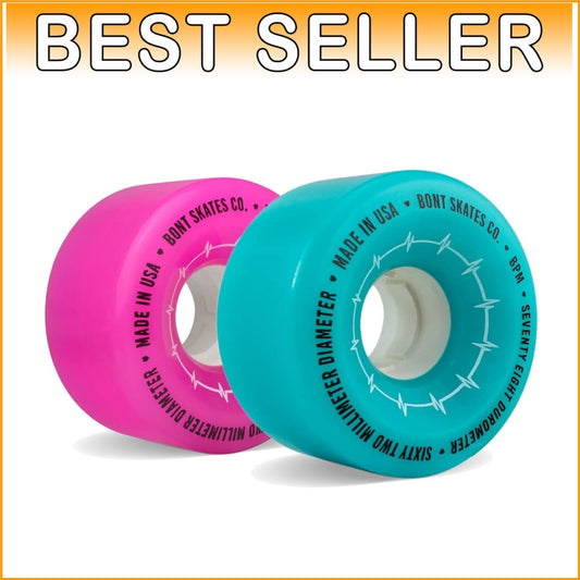 Durable 62x35mm Quad Roller Skate Wheels - Ideal for Outdoor Skating, Pack of 4