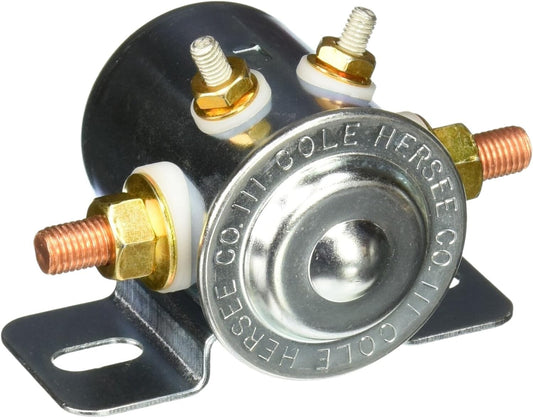 Heavy-Duty 12V SPST Switch with Copper Studs and Included Mounting Components