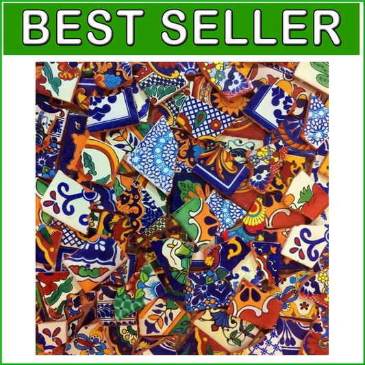 Vibrant Handcrafted Mexican Tiles - Perfect for Artistic Indoor/Outdoor Designs