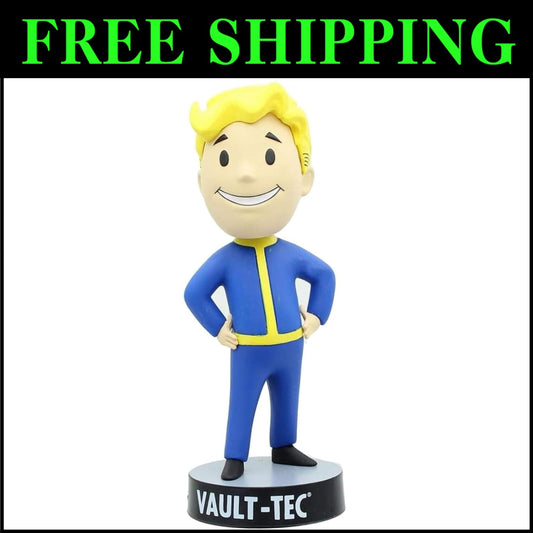 Official Fallout 4 Vault Boy Bobblehead - 6 Inch PVC Figurine for Gamers
