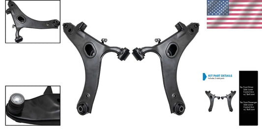 Complete 2 Piece Front Lower Control Arm with Ball Joint Kit for Subaru Models