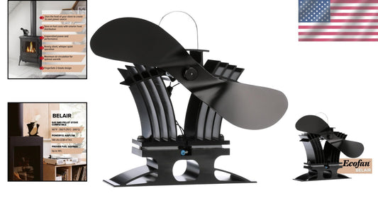 Efficient 140 CFM BelAir Heat Fan - Ideal for All Stove Types, Quiet & Powerful