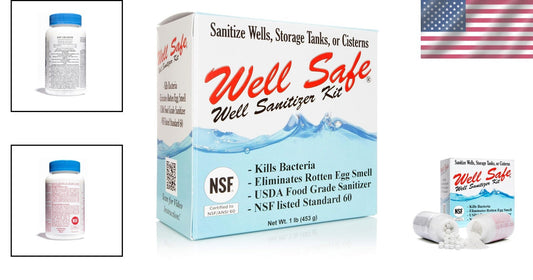 USDA Approved Well Sanitizer Kit - Easy Water Purification for Safe Drinking