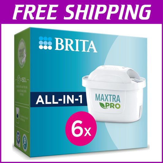 6 Pack MAXTRA PRO Water Filters - Enhanced Taste & Sustainability for Tap Water