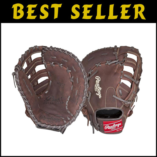 Durable 12.5" Adult Baseball/Softball First Base Mitt - Game Ready & Comfortable