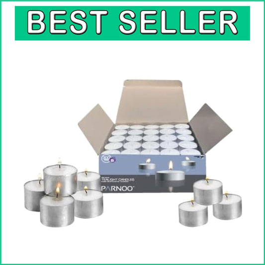 Elegant 300 Count Clean Burning Tea Light Candles - Perfect for Weddings & Spa
