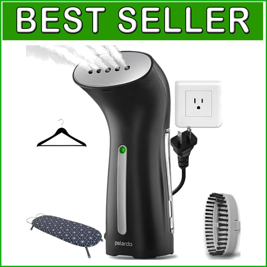 Travel Size Garment Steamer - Fast Heat-Up, Cool Touch, Ideal for Beginner Users