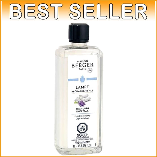 Fresh Linen Lampe Berger Fragrance Refill 33.8 oz - Purify Your Home Elegantly