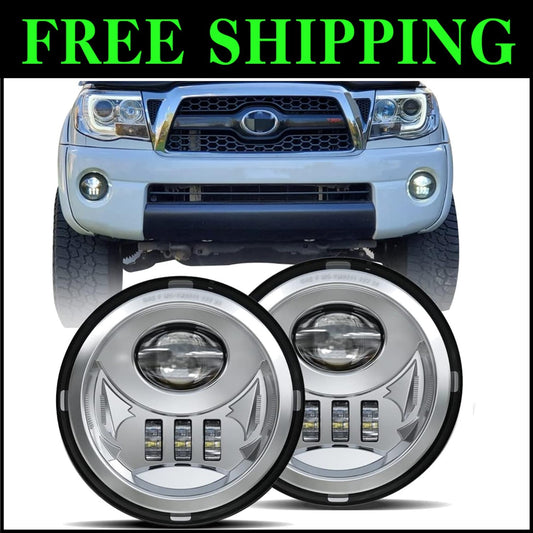 Durable Water-Resistant LED Fog Lights - Fits Tacoma, Tundra & Sequoia Models