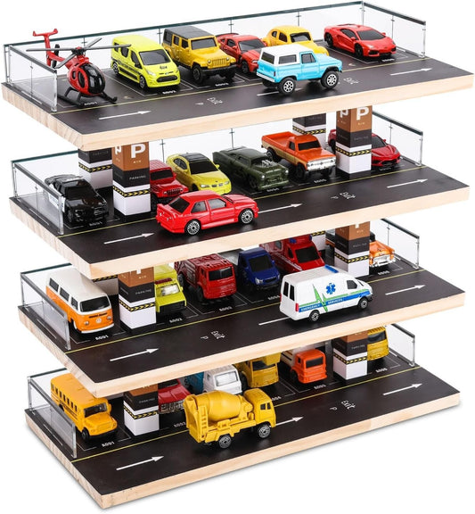 Collector's Choice: 1:64 Scale Hot Wheels & Matchbox Freestanding Display Garage