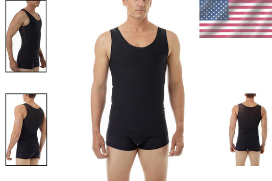 Extreme Compression FTM Chest Binder - Undetectable & Comfort Focused - M Black