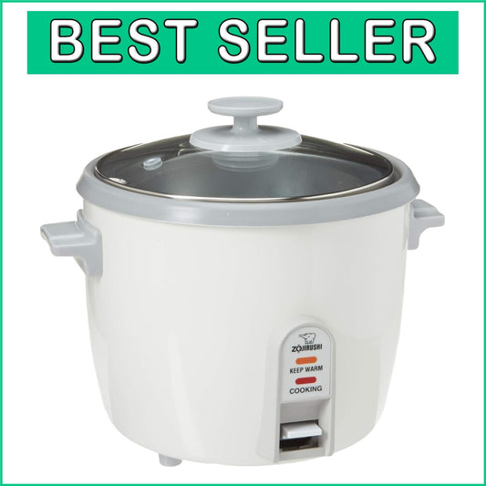 Effortless 6-Cup Rice Cooker with Durable Stay-Cool Handles & Measuring Tools