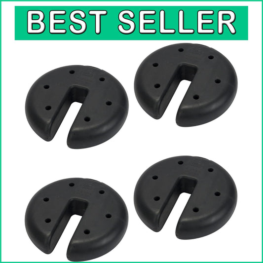 Waterproof Canopy Weight Plates Set - 4 Disc Weights for Secure Outdoor Events