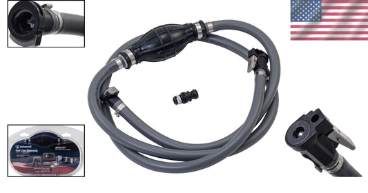 6-Foot Marine Boat Fuel Line Kit with Sprayless Connector – Mercury Compatible