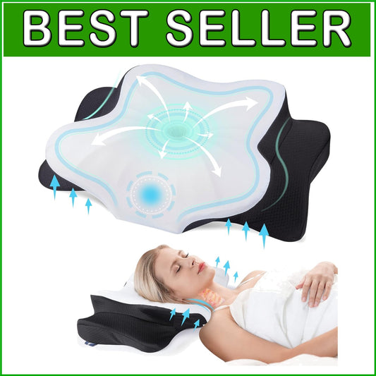 Soft Hypoallergenic Memory Foam Pillow - Ideal for Side, Back & Stomach Sleepers