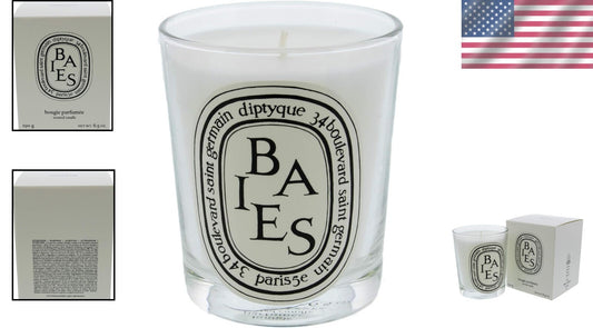 6.5 oz Baies Candle - Luxurious Blackcurrant & Rose Scent for Home Serenity