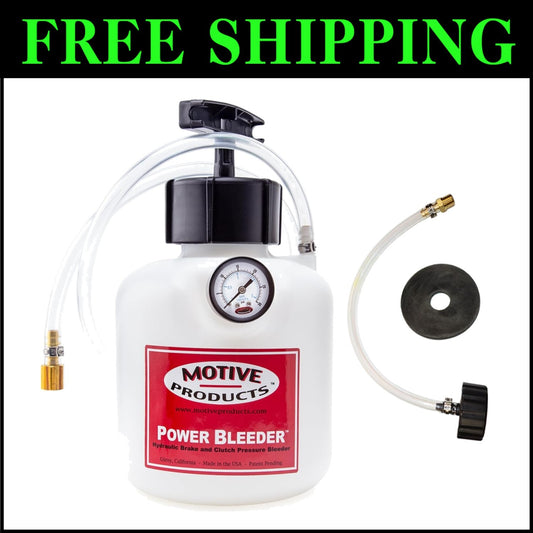 Lightweight EU Brake Bleeder Kit with 45mm Adapter - Perfect for Home & Shop