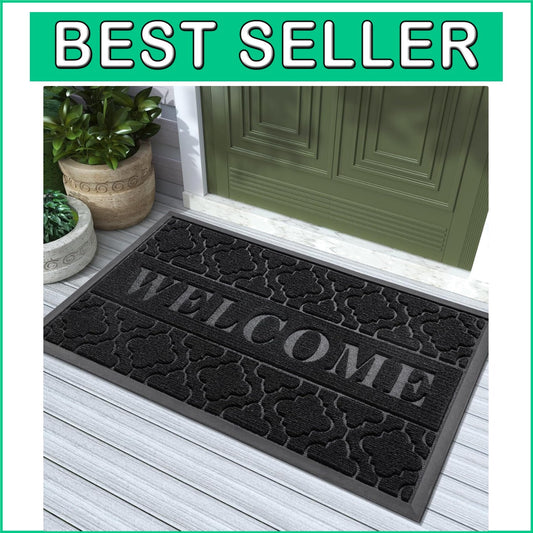 36x24 Inch Fade & Stain Resistant Doormat for High Traffic Indoor/Outdoor Areas