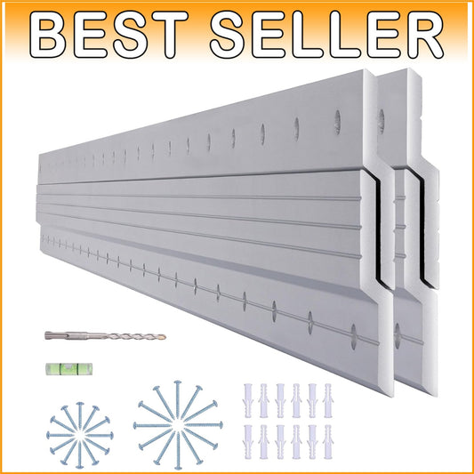 Multi-Purpose 41-Inch Aluminum Z Clips Cleat Hangers - Holds Up to 500 lbs