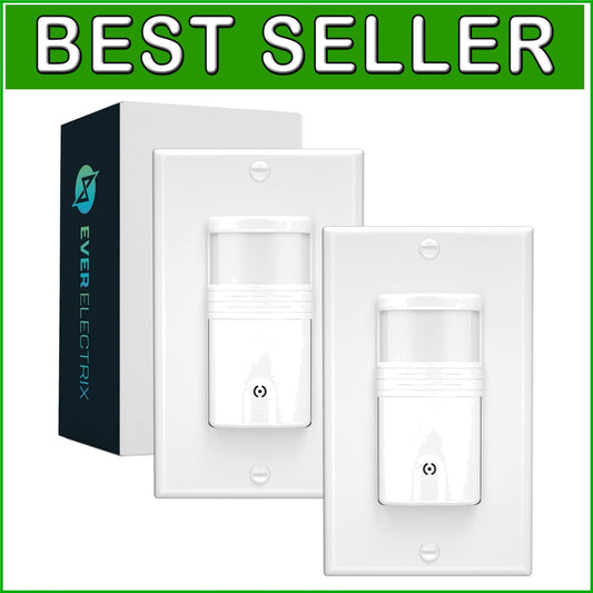 2 Pack UL Certified Motion Sensor Light Switch - Energy Saving Indoor Solution