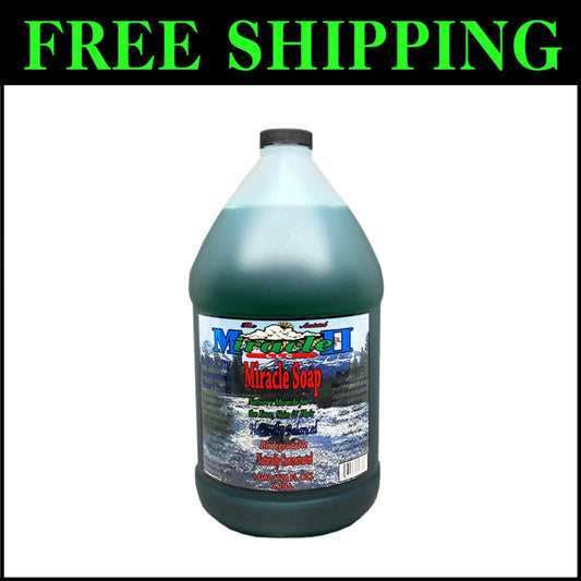 Miracle II Regular Soap - 1 Gallon Biodegradable Antibacterial Cleanser