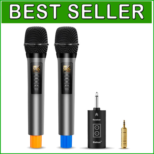 Echo & Treble Wireless Microphone – 160FT Range for Perfect Performances