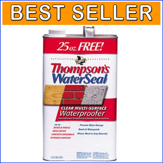 1.2-Gallon Multi-Surface Waterproof Sealant – Clear Low VOC for Decks & Fences