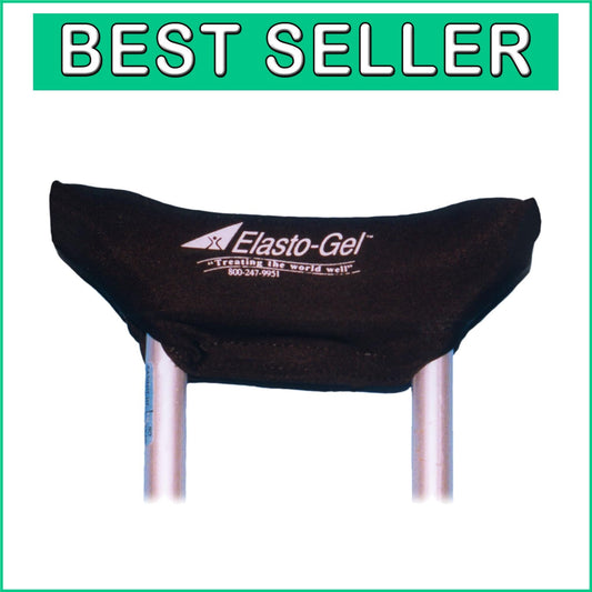 Crutch-Mate Waterproof Gel Crutch Pads - Ultimate Comfort & Protection, Pair