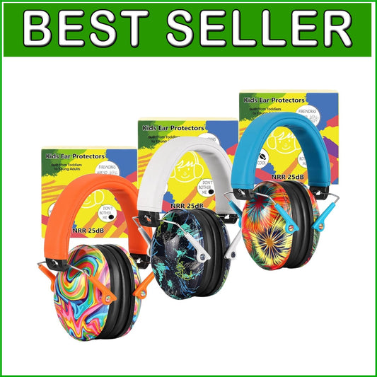 Adjustable Hearing Protection Earmuffs for Kids - Durable & Lightweight Design