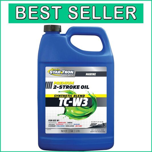 Eco-Friendly TC-W3+ 2-Cycle Engine Oil - Cleaner Burning Formula - 1 Gallon