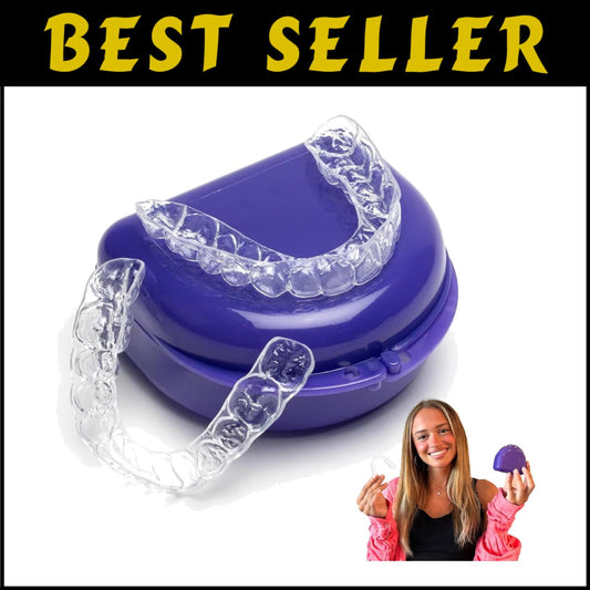 Custom Clear Dental Retainers Kit - Perfect Fit for Upper & Lower Teeth