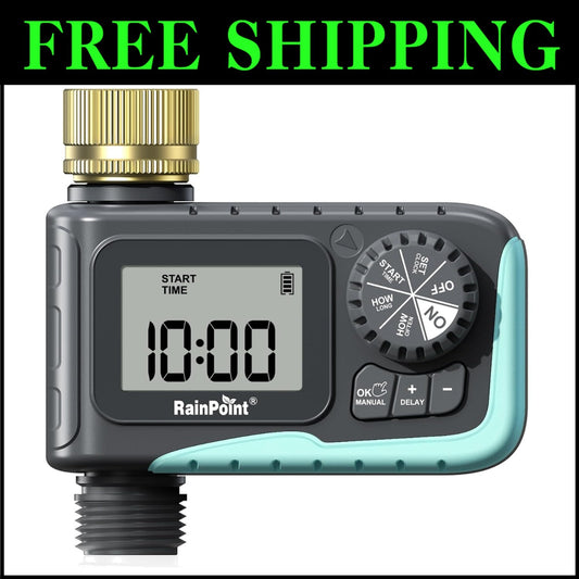 Digital Irrigation System with LCD Display for Easy Garden Watering Control