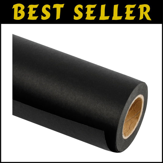 Versatile 36" x 100' Black Kraft Paper Roll - Perfect for Crafts & Packaging