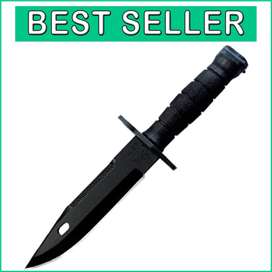 Durable M9 Bayonet and Scabbard - Ambidextrous Tactical Survival Tool